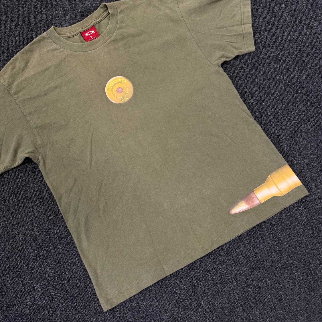 오클리 총알 프린팅 아카이브 빈티지 반팔 티셔츠 상품이미지3