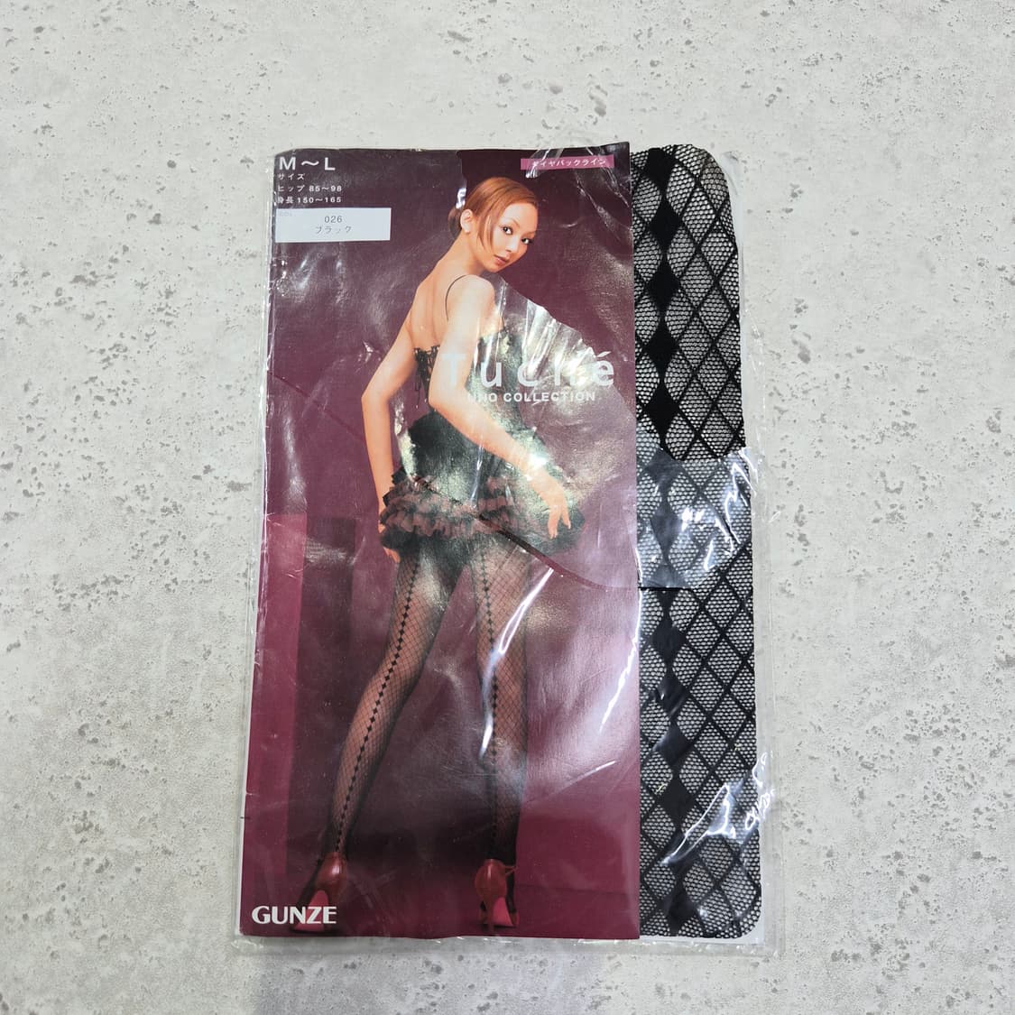 GUNZE 다이아 패턴 포인트 시스루 팬티스타킹 상품이미지5