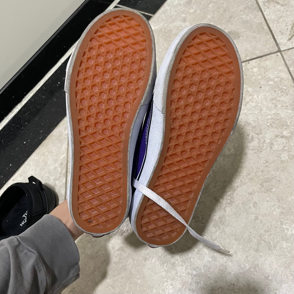 반스 올드스쿨 스니커즈 운동화 225 재팬 퍼플 보라 상품이미지3