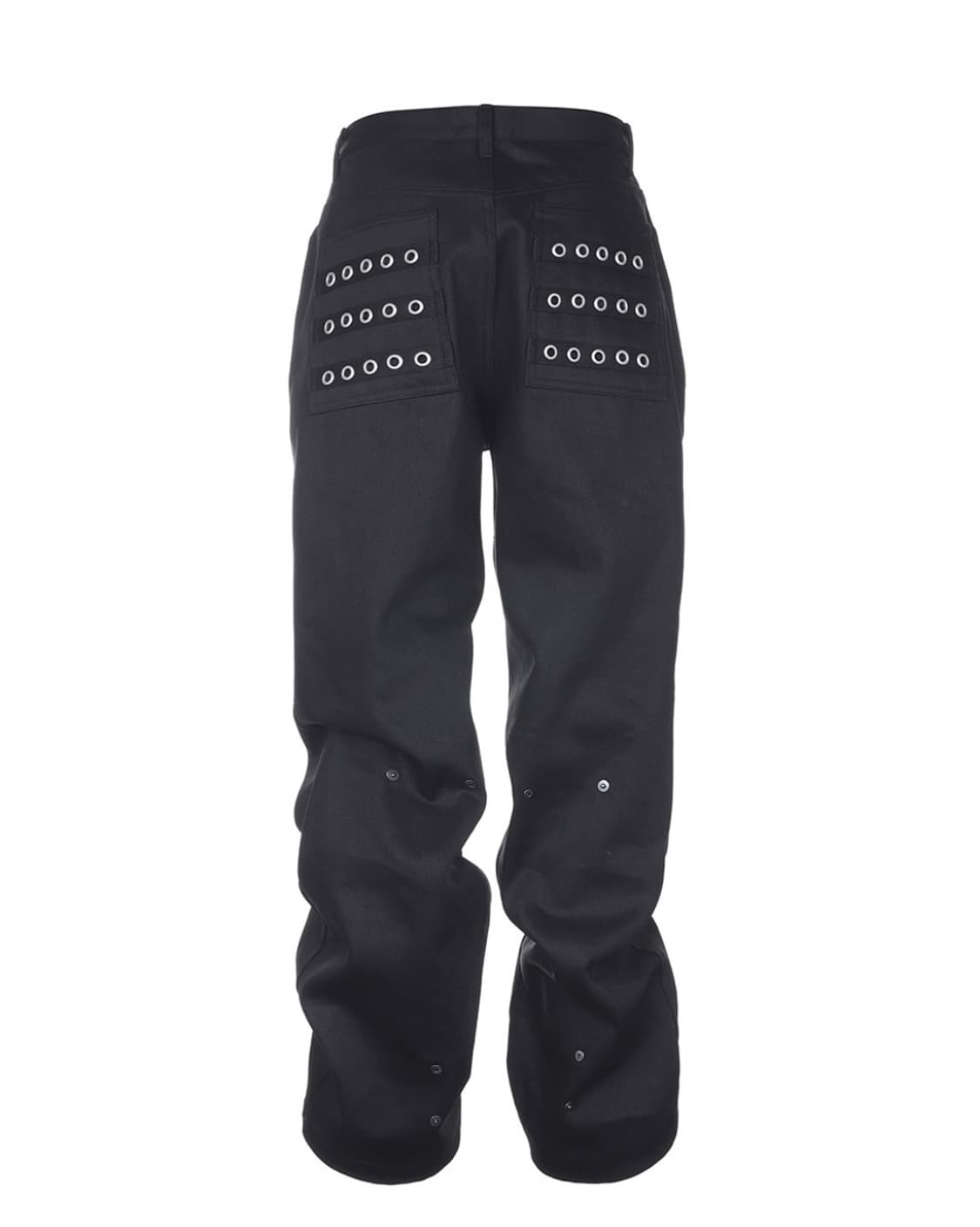 비엑세스 Eyelet Button Black Jeans 상품이미지1