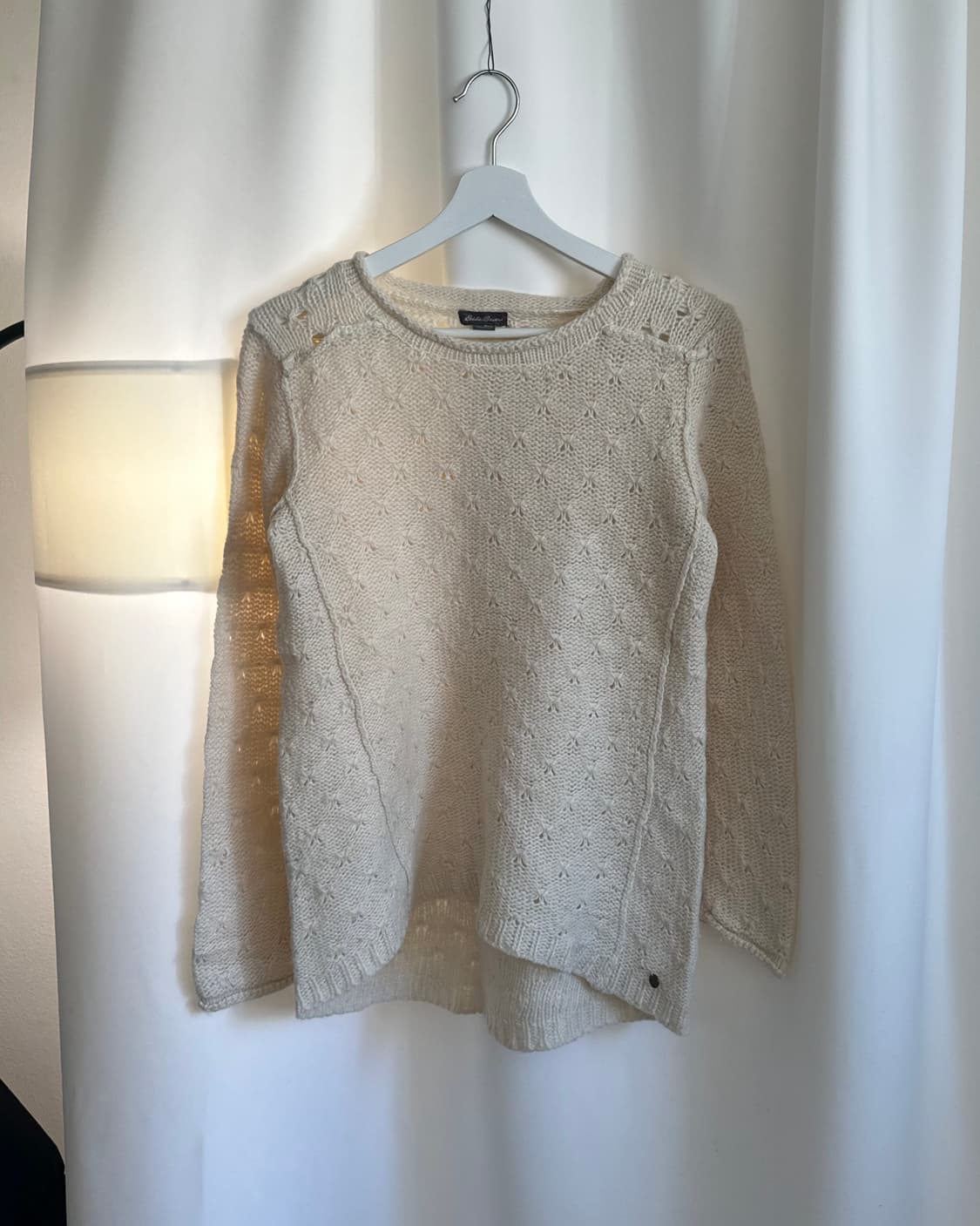 [EDDIE BAUER] ivory punching knit 상품이미지1