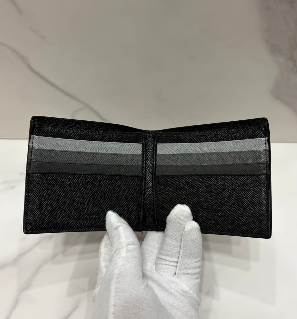 [정품] 프라다 사피아노 투톤 반지갑 상품이미지3