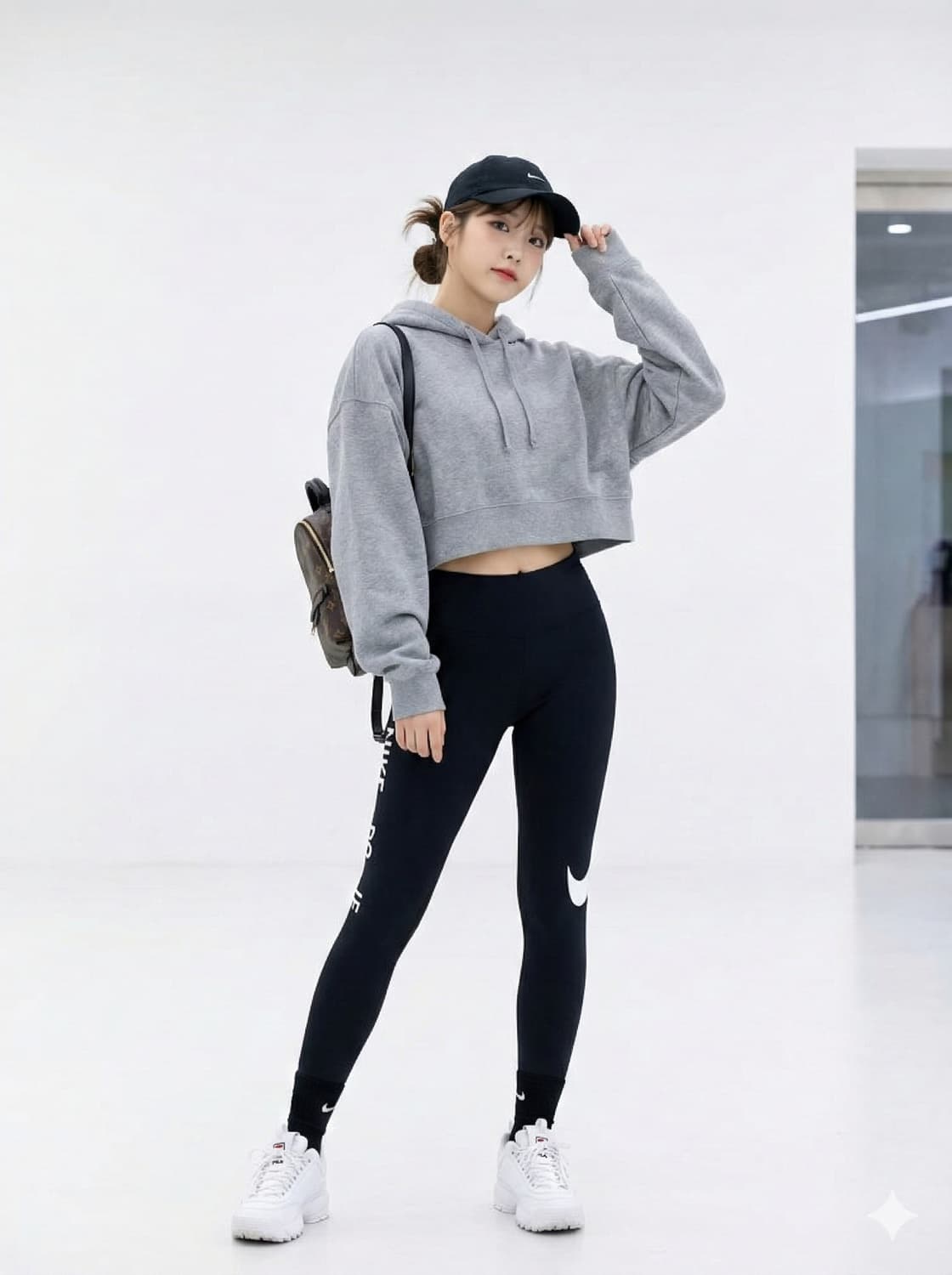 나이키 우먼스 JDI 레깅스 블랙 상품이미지1