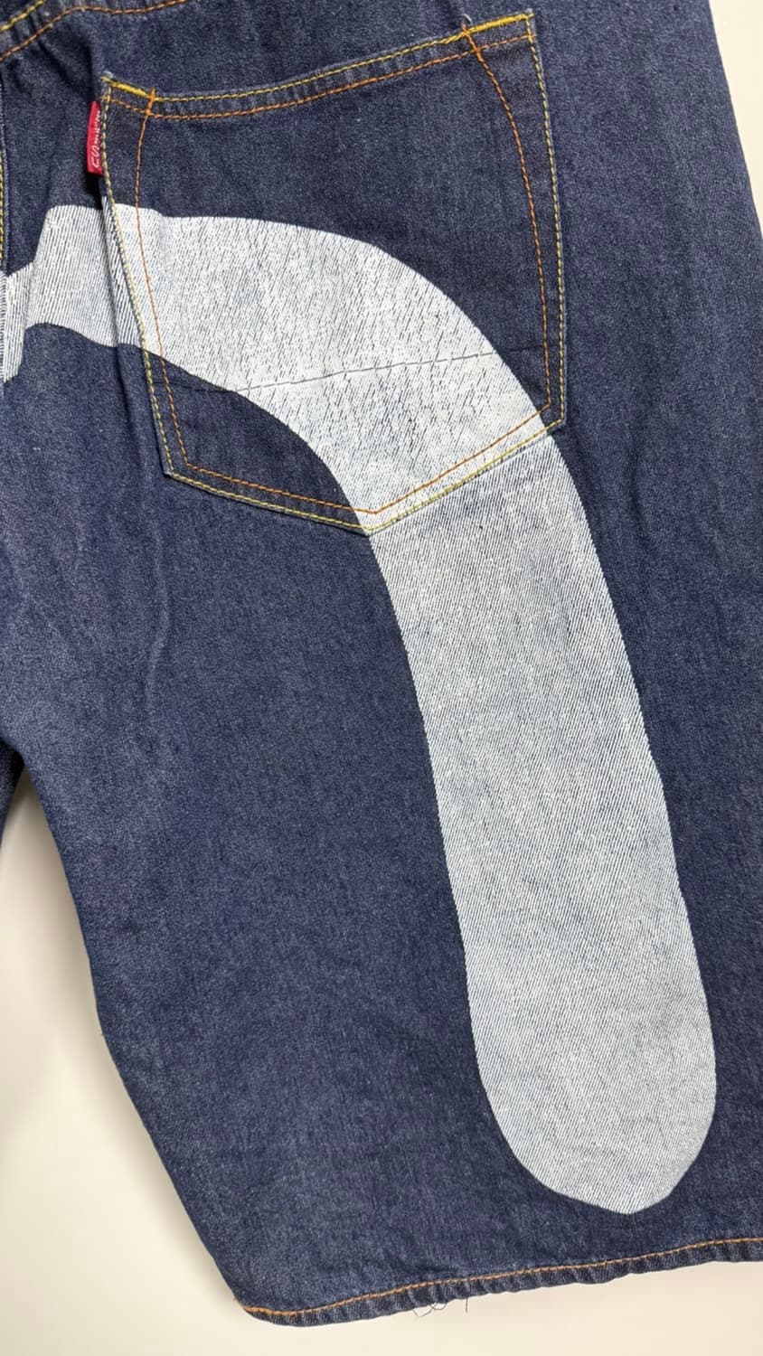 에비수 빅다이콕 데님 하프 팬츠 40 상품이미지6