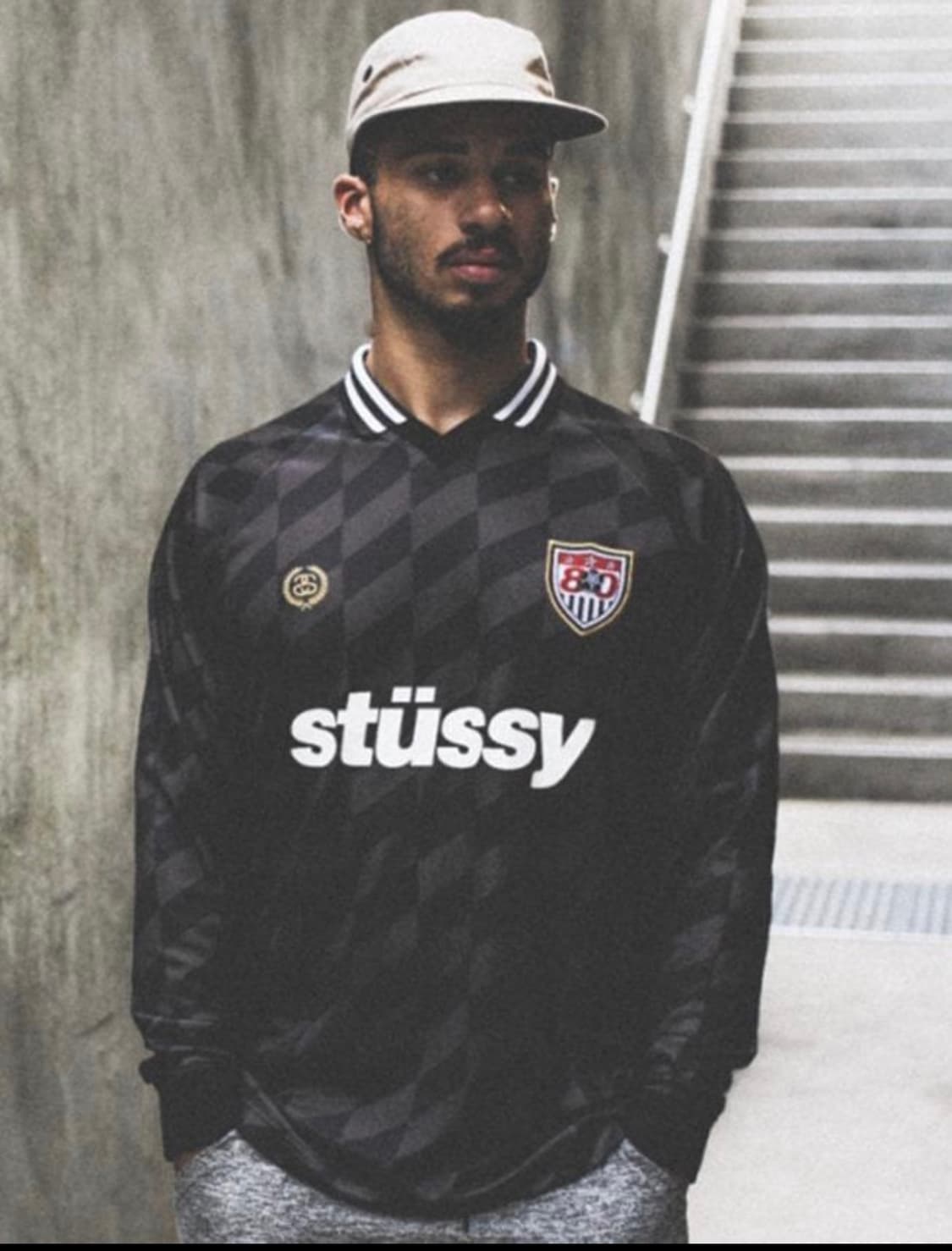 희귀매물) 스투시 90s 풋볼져지 s 새상품 상품이미지2