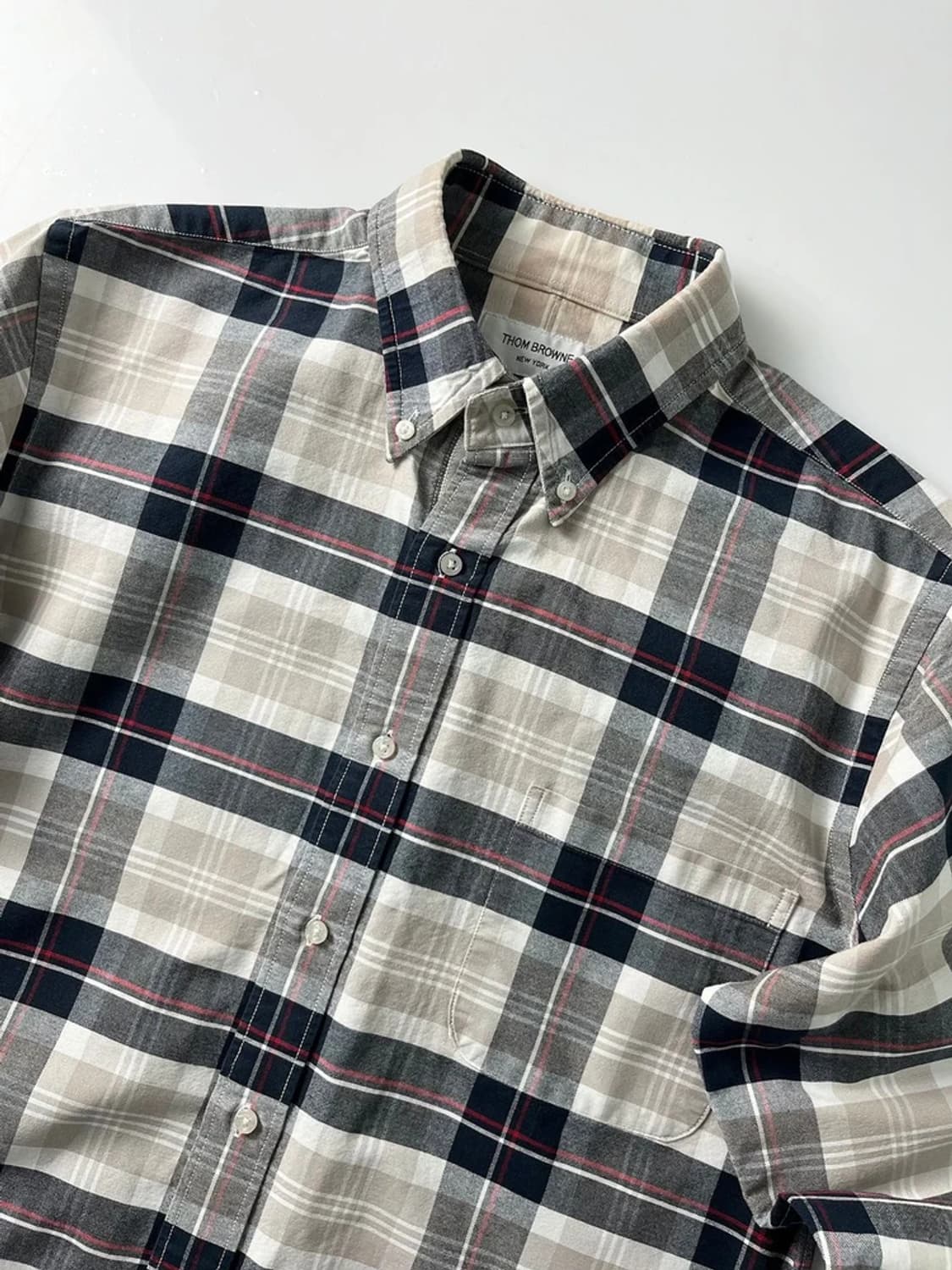 톰브라운 made in USA 체크 옥스퍼드 셔츠 PN3452 상품이미지2