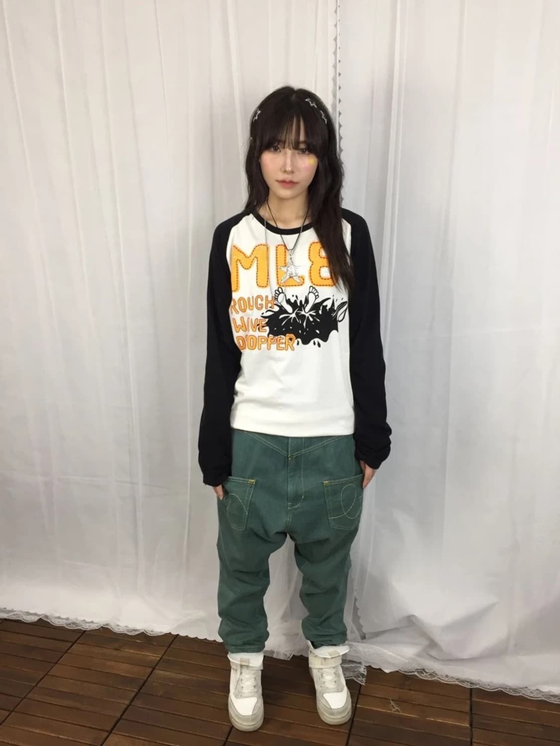 ML8 Rough Wave Raglan Long Sleeve 상품이미지1
