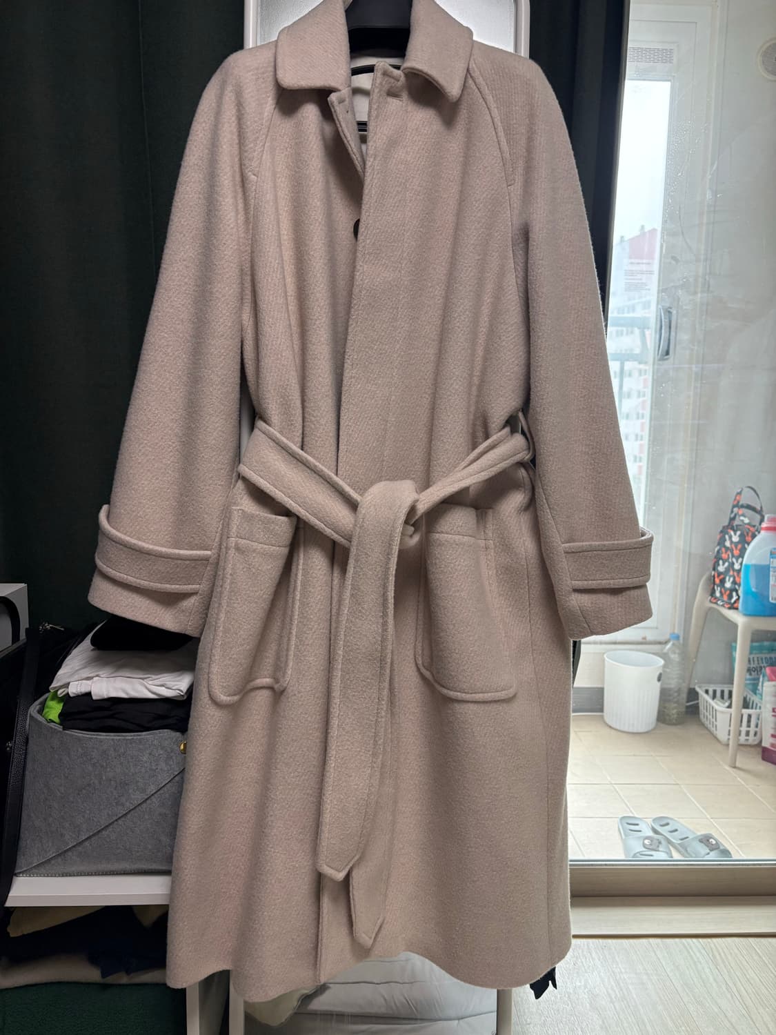 Ami 아미 오버핏 발마칸 코트 50사이즈 상품이미지4