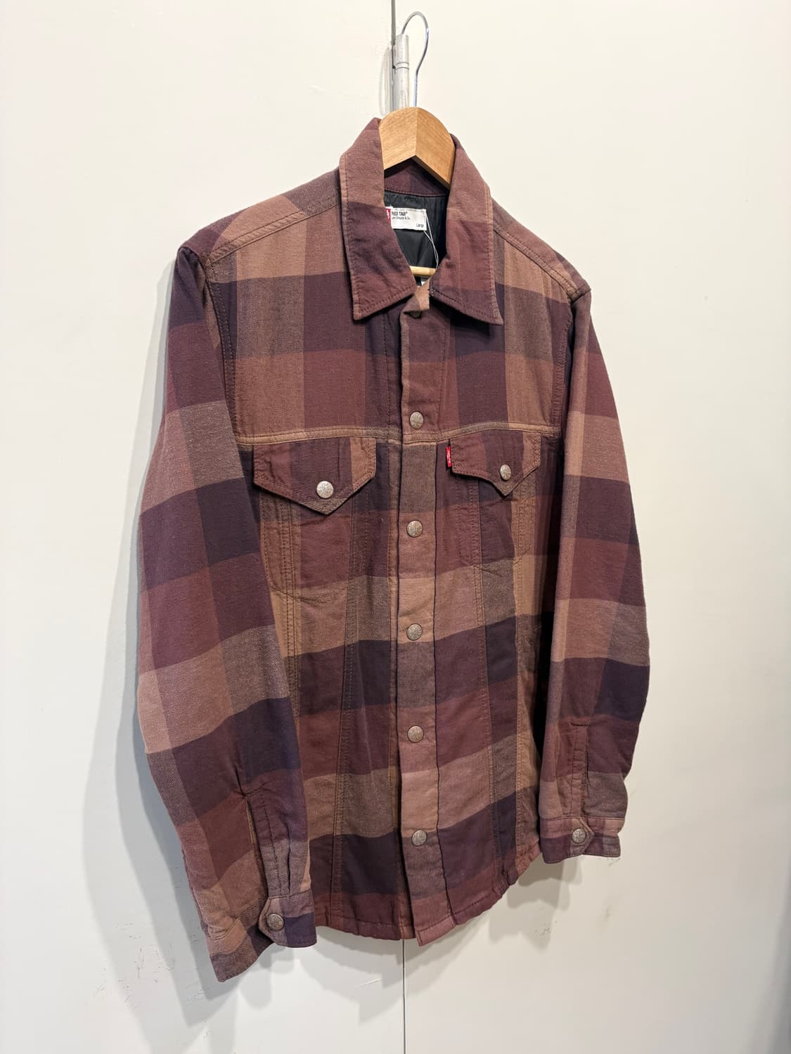 리바이스 레드탭 플란넬 스냅 셔츠 상품이미지3