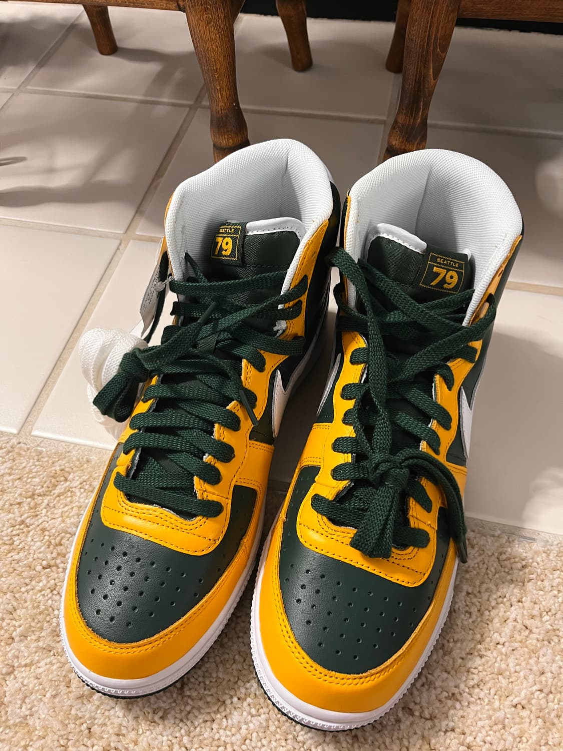 [새상품] 나이키 터미네이터 하이 시애틀 슈퍼소닉스 (275 / 9.5) 상품이미지1