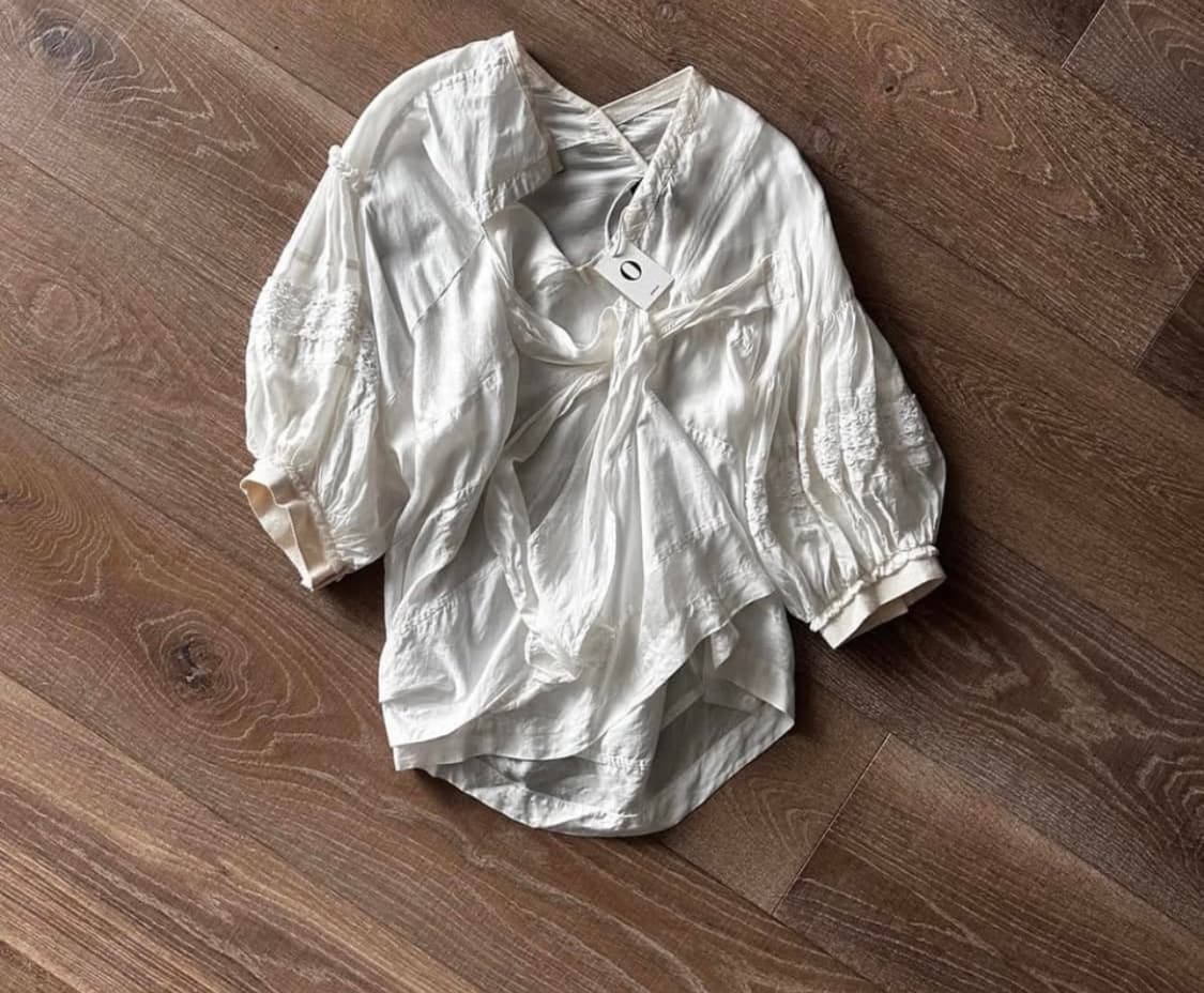 Comme des Garcons Tricot 레이스 블라우스 상품이미지1