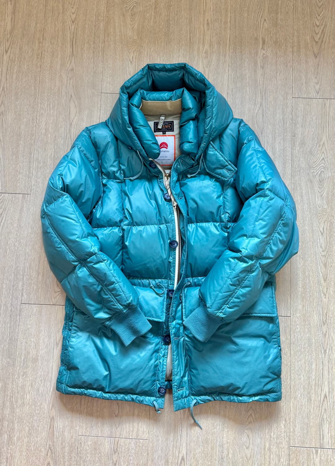 BEAMS PLUS 블루 패딩 상품이미지1