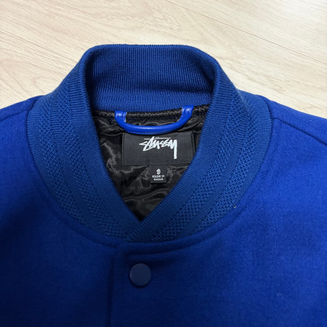 [상태A] Stussy 스투시 멜톤 바시티 자켓 S 상품이미지5