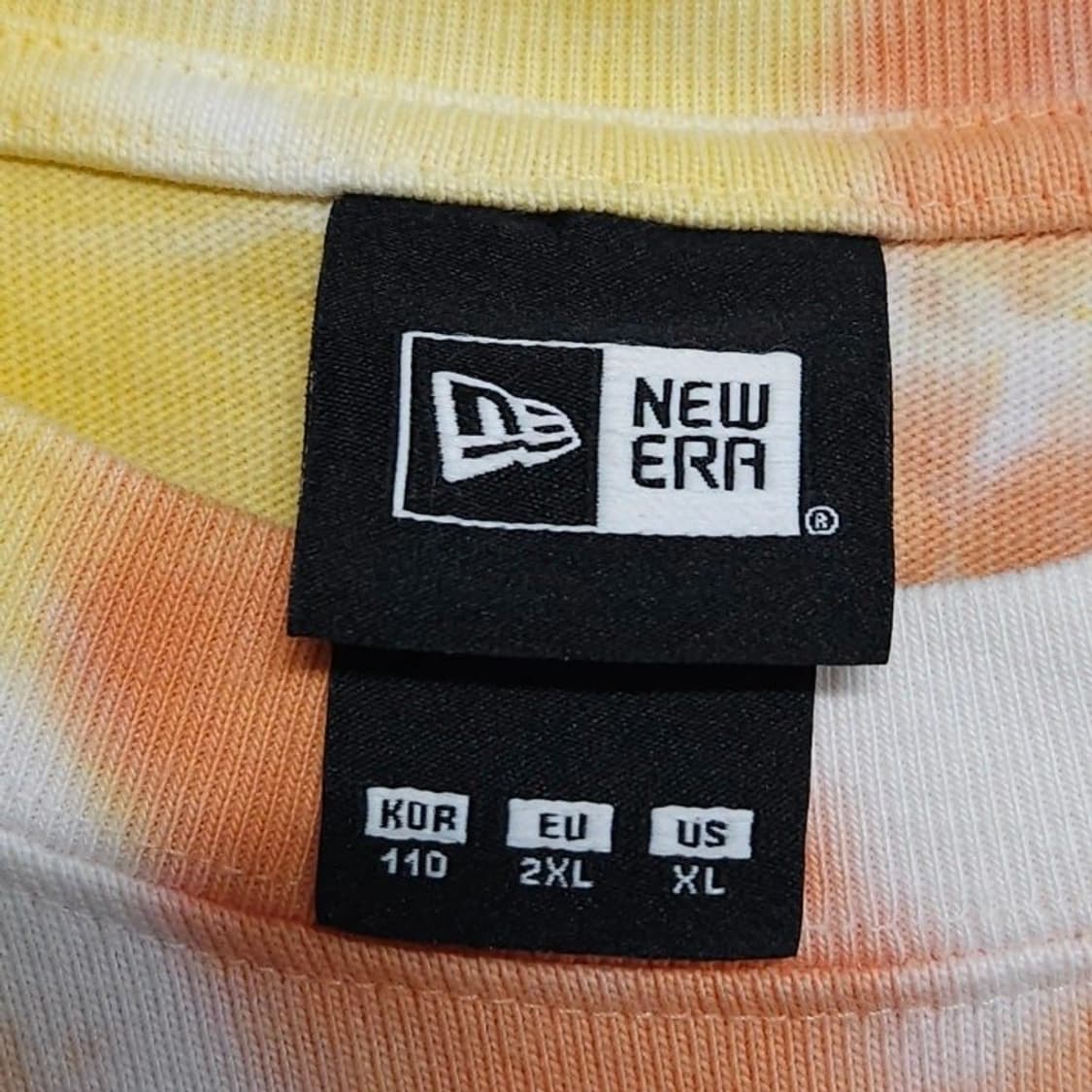 110 NEW ERA 뉴에라 타이다이 나염 반팔티 멀티컬러 상품이미지5