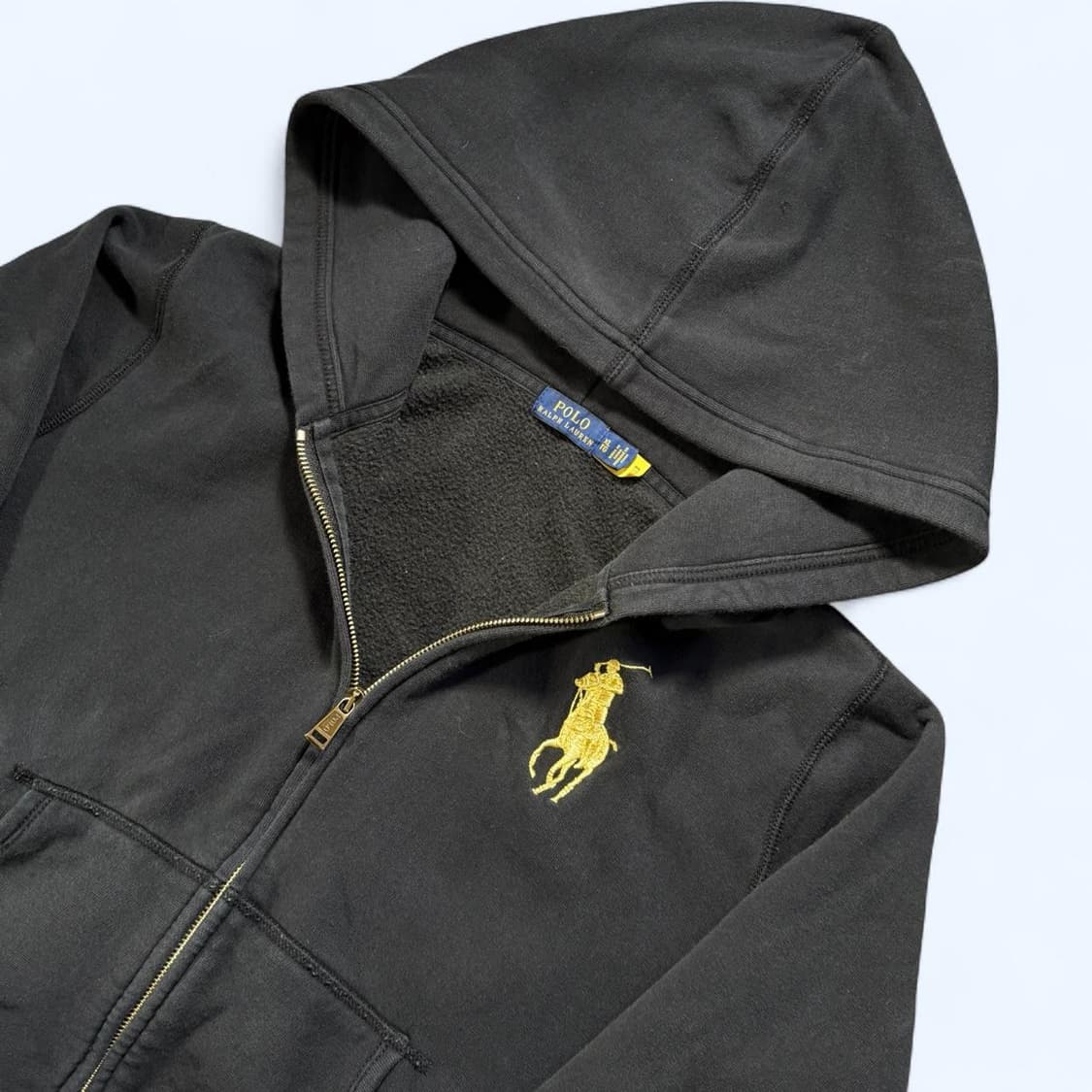 폴로 랄프로렌 골드 빅 포니 자수 후드 집업 상품이미지2
