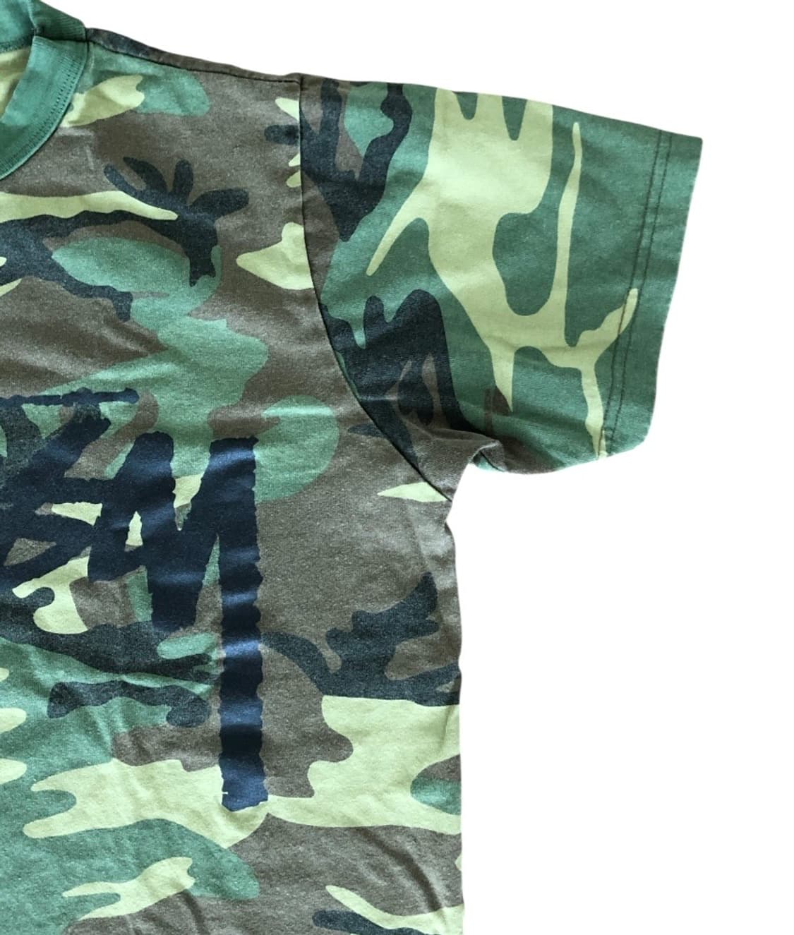 stussy stock camo tee camo black  상품이미지2