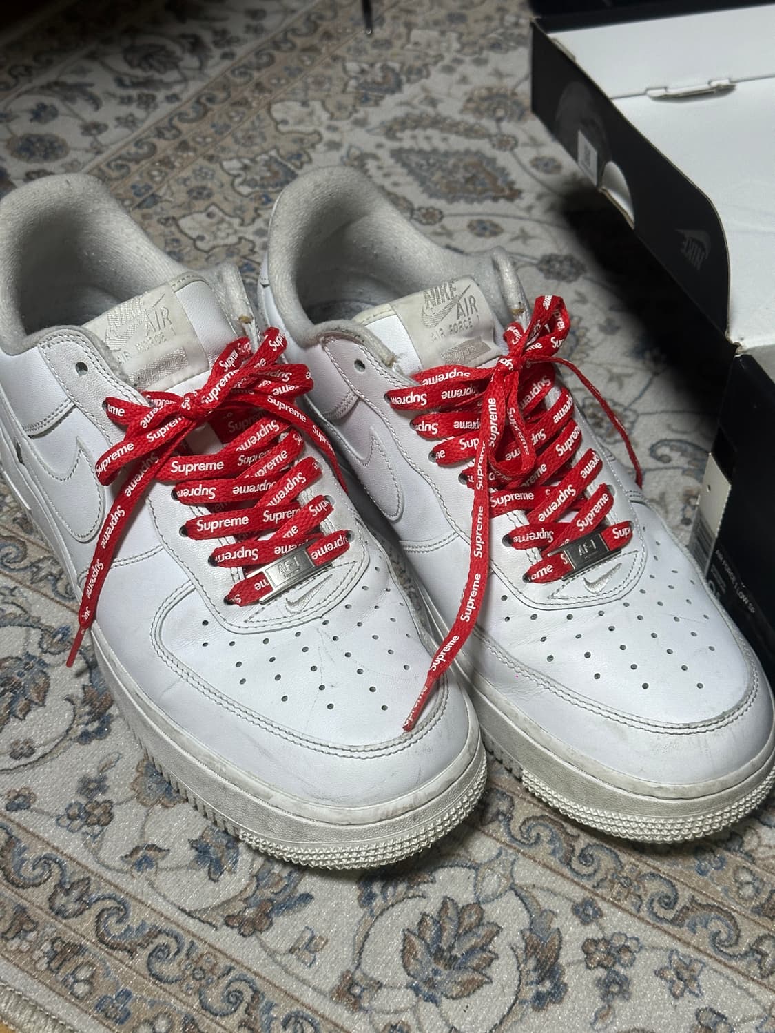 나이키 슈프림 에어포스 275 화이트 상품이미지1