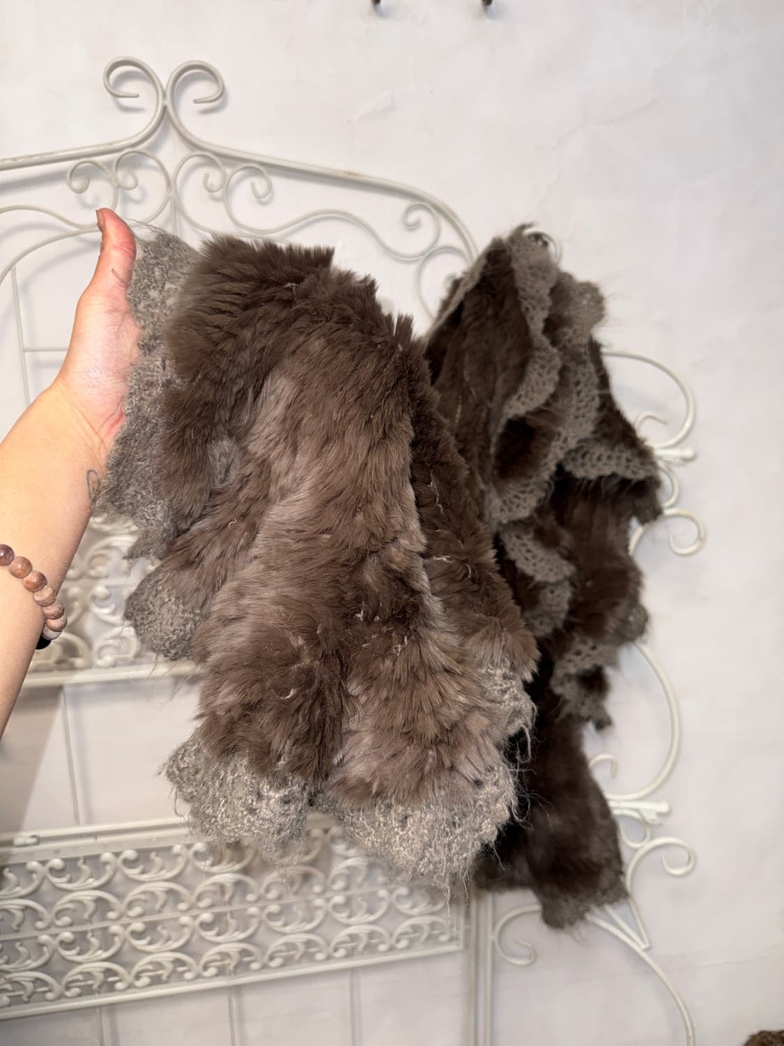 Gerard Darel rabbit fur mohair muffler 상품이미지4
