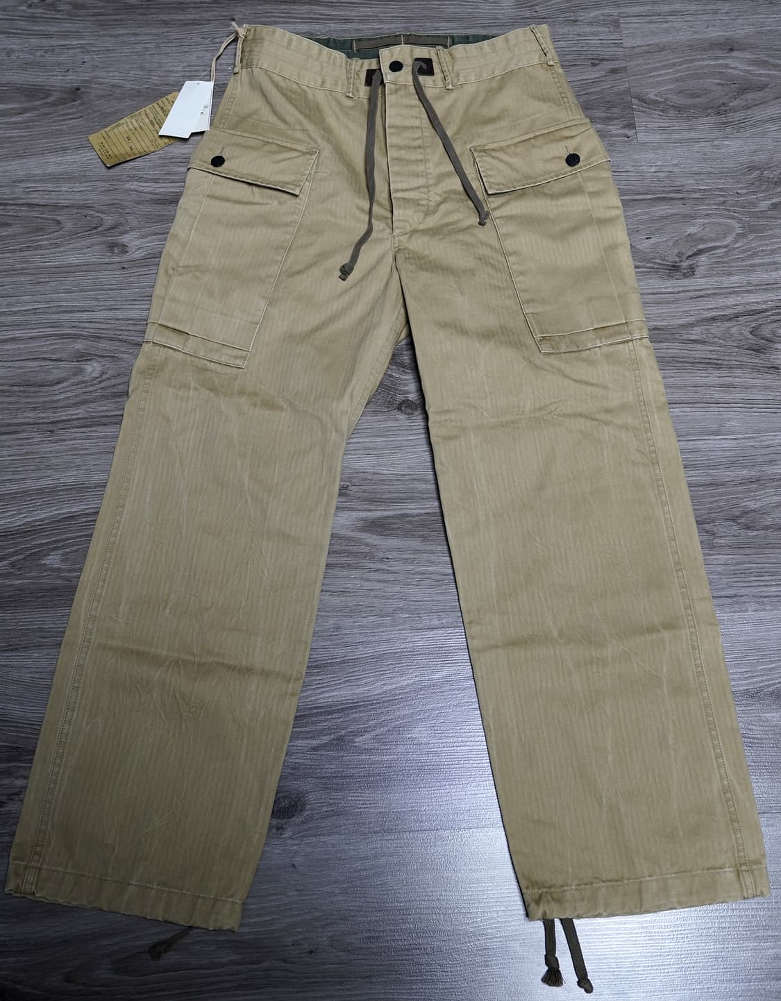 RRL 더블알엘 헤링본 트윌 카고 팬츠 30x30 상품이미지1