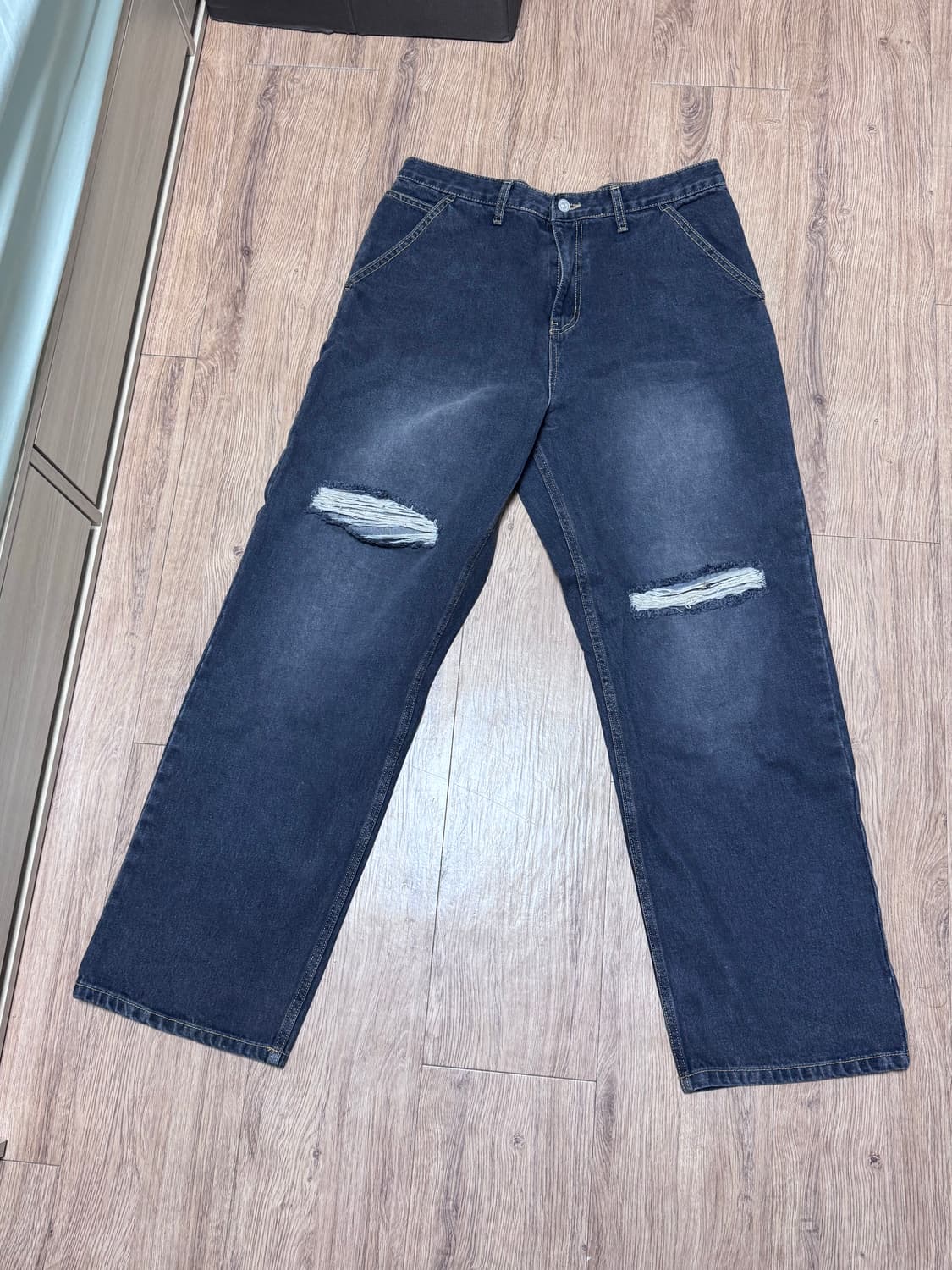 위캔더스 흑청데님 판매합니다! 상품이미지1