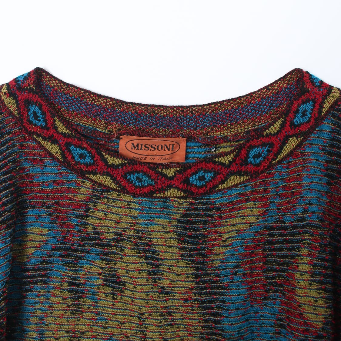미쏘니 Missoni 빈티지 패턴 멀티컬러 니트 스웨터 상품이미지2
