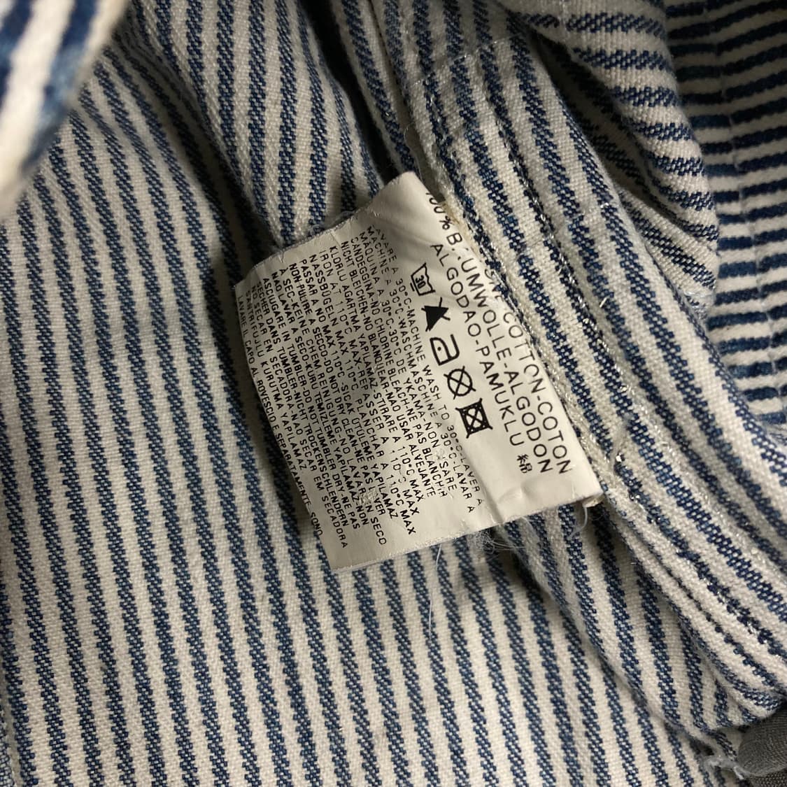 디젤 스트라이프 패턴 블레이저 자켓 상품이미지4