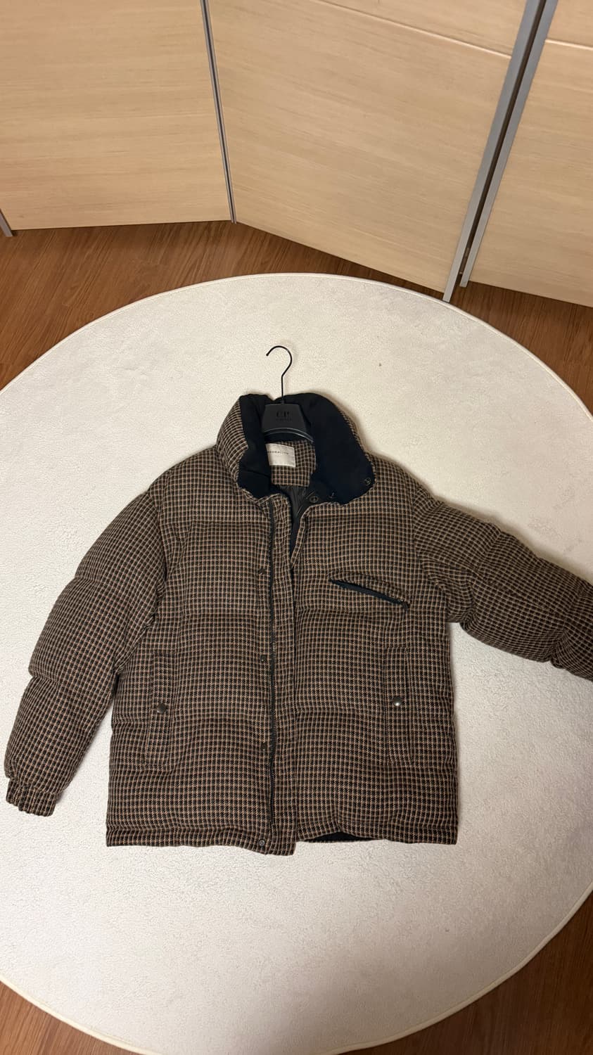 커스텀메로우 체크 패딩 상품이미지1