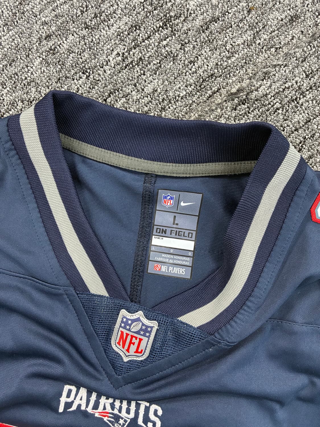 나이키 NFL 뉴 잉글랜드 패트리어츠 브래디 유니폼 L (새상품) 상품이미지7