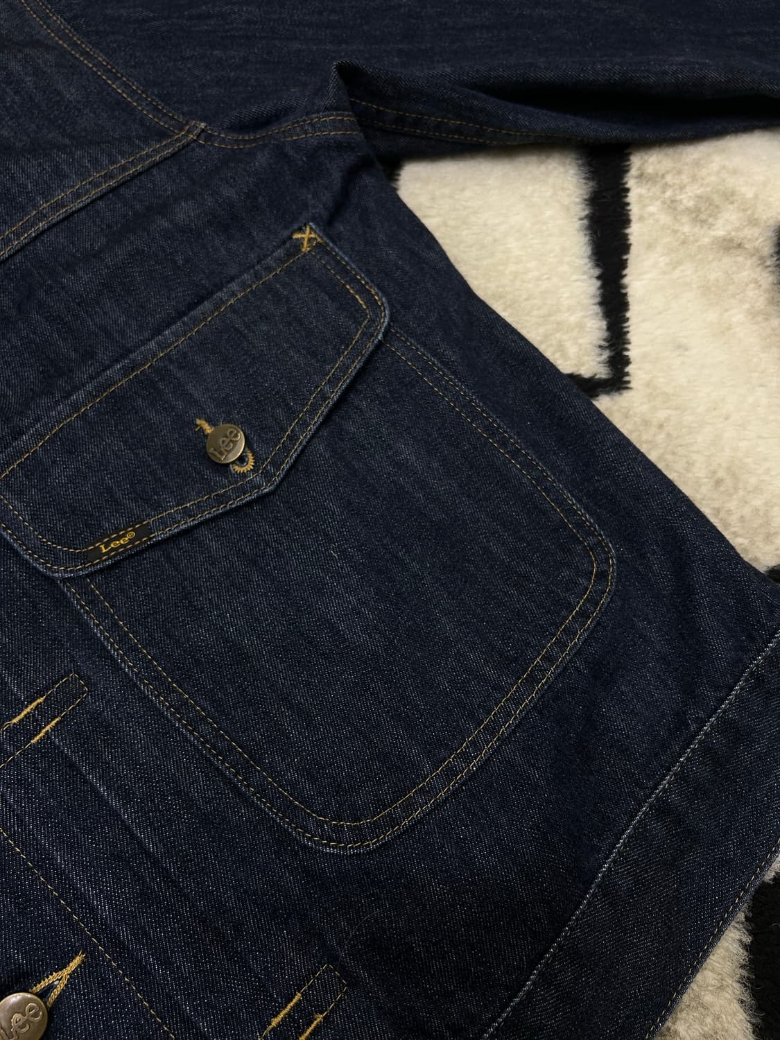 [L]Lee 2세대 포켓 데님 트러커 자켓/생지 상품이미지1