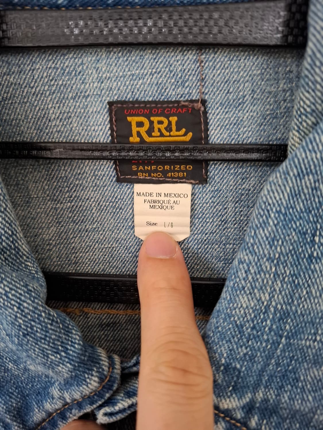 L RRL 더블알엘 lot271 리랜드 데님 자켓 청자켓 상품이미지2