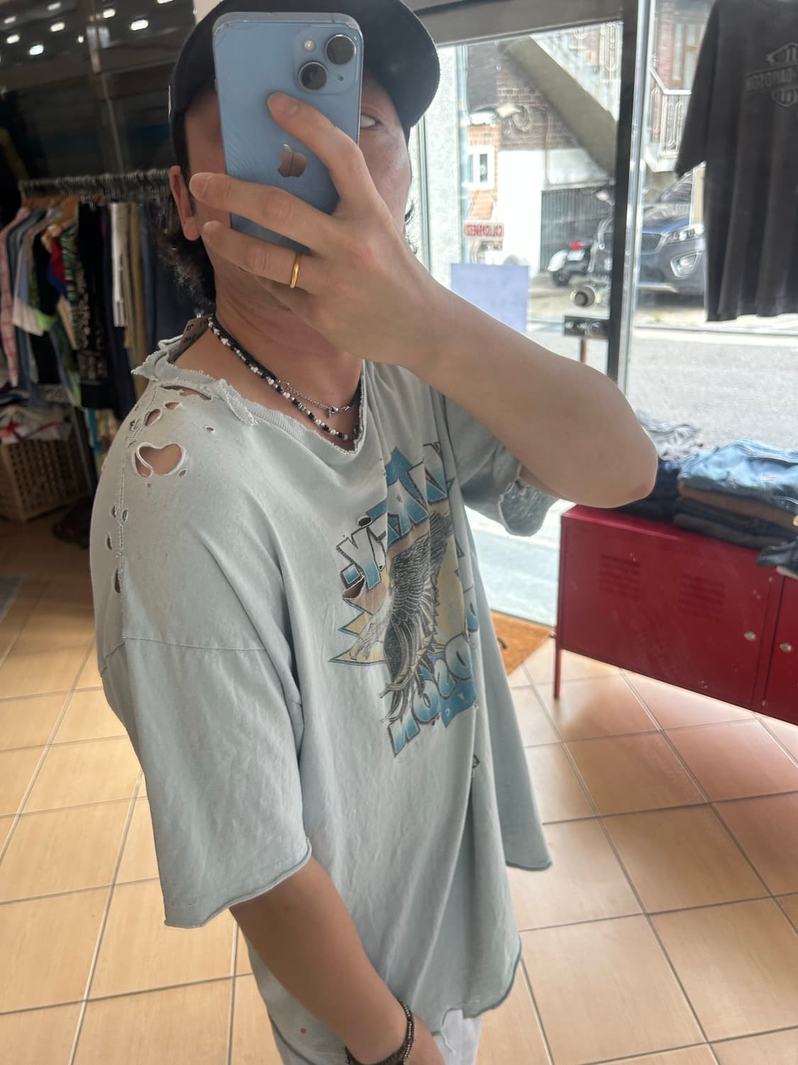 00’s Harley davidson destroyed Tee 상품이미지9