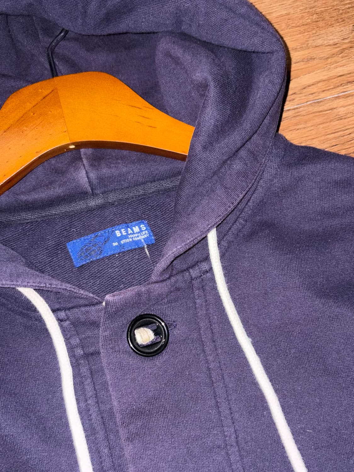 빔즈 단추 후드집업 상품이미지6