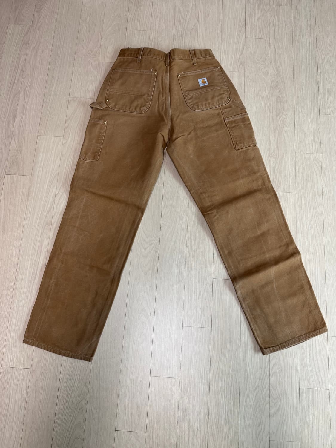 칼하트 더블니 b01 brn 실측(허리42/기장111) 상품이미지5