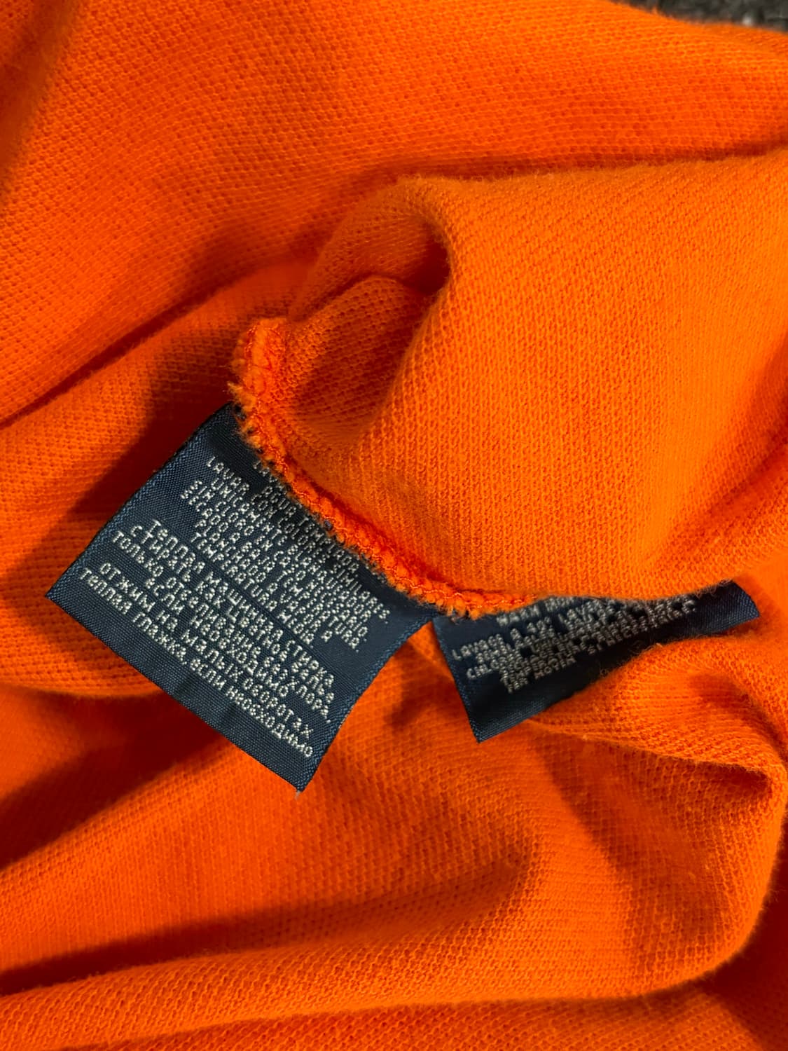 폴로 빅포니 치프키프 오렌지 반팔 카라 티셔츠 여성 XL 상품이미지10