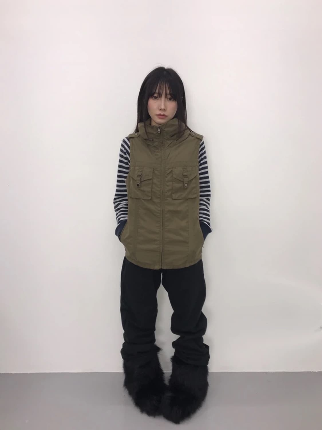 JPN Military Hooded Utility Vest 상품이미지1