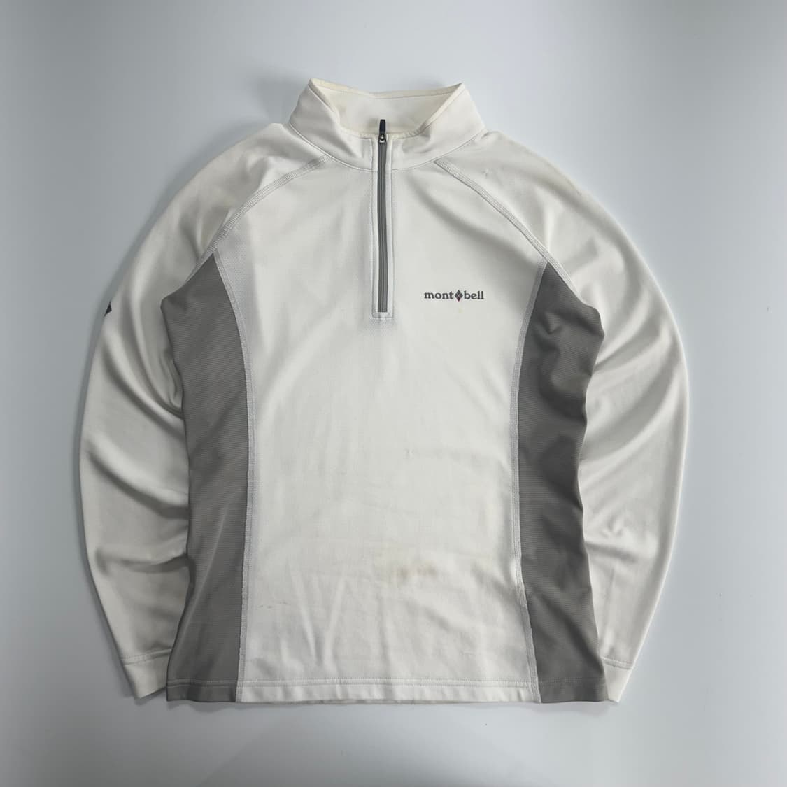 Mont bell 몽벨 반집업 화이트 롱슬리브 상품이미지3