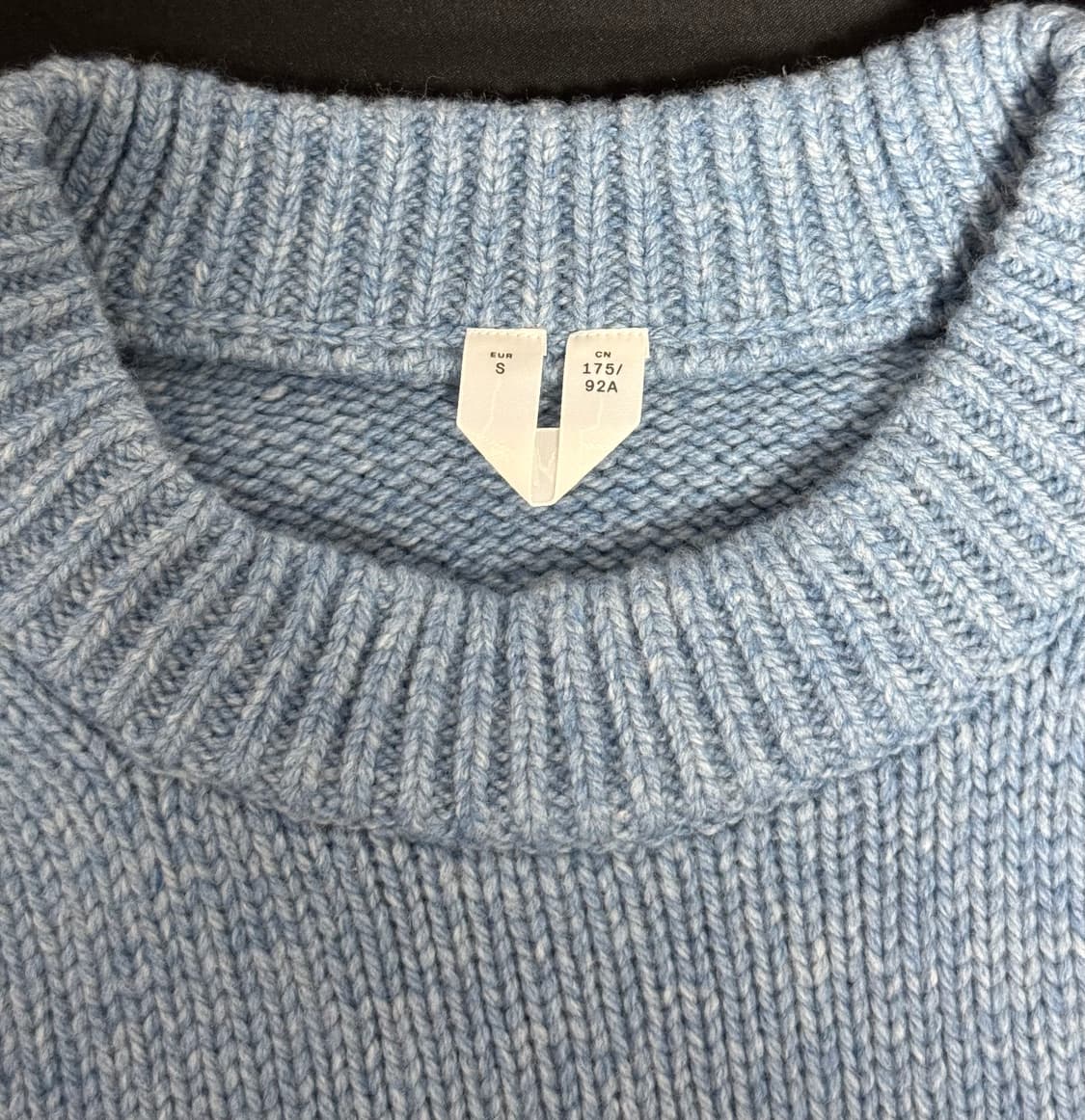 아르켓 헤비 울 니트 스웨터 라이트 블루(S) 상품이미지3
