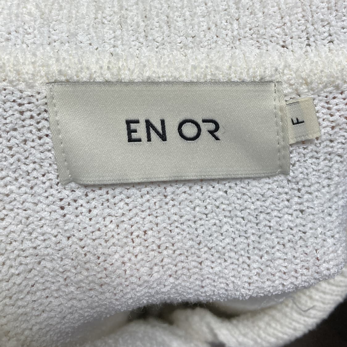 엔오르 2022 여성 카라 코튼 가디건 FREE 상품이미지4