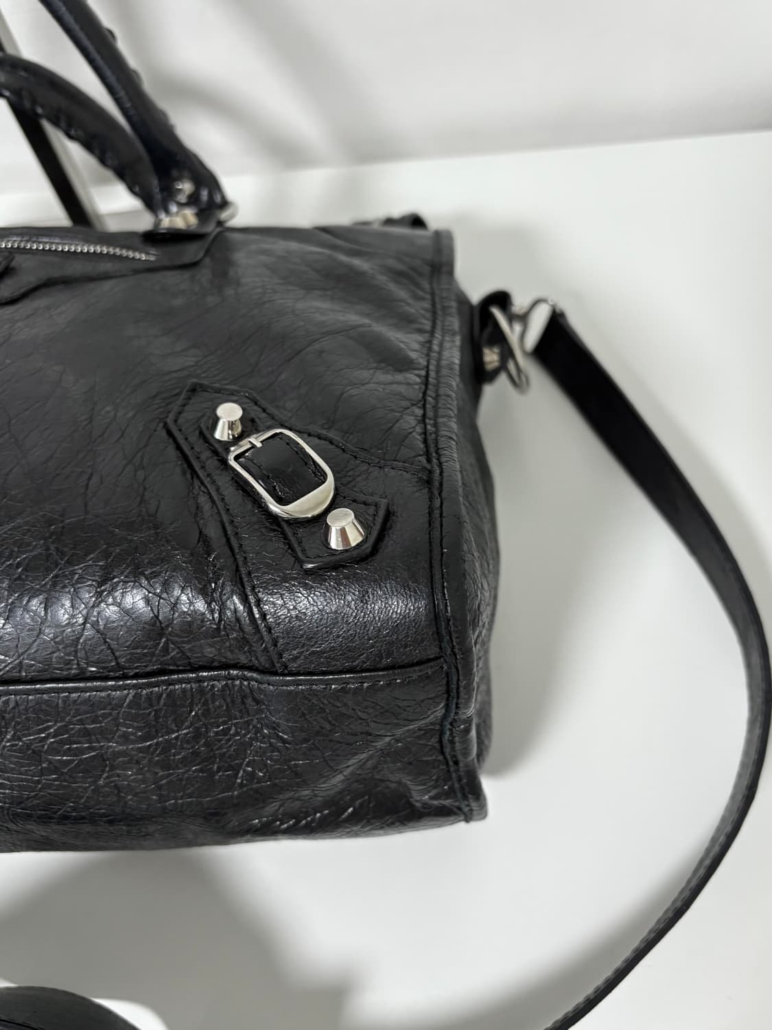 발렌시아가 시티 모터백 블랙 (크로스) 상품이미지6