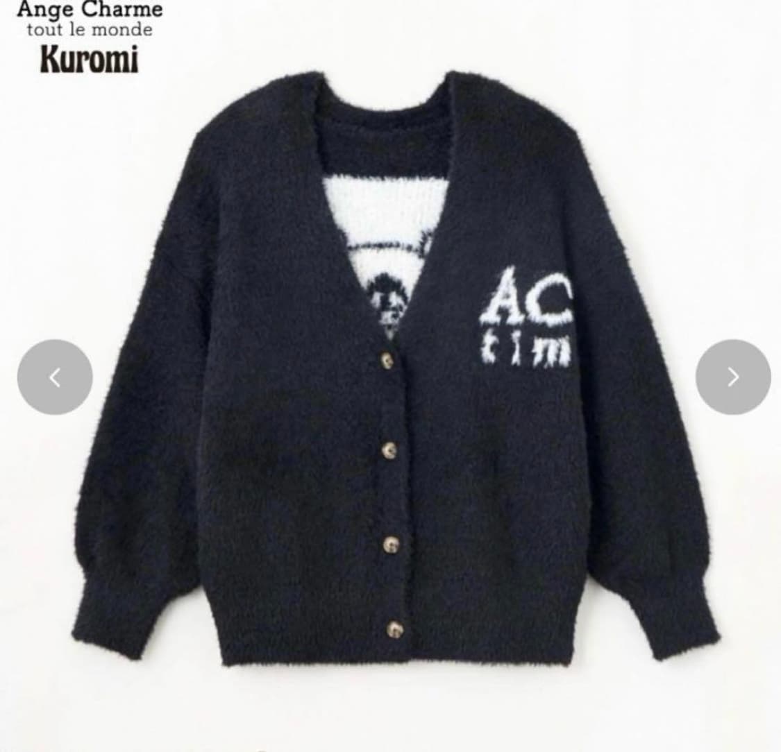 Ange Charme  산리오 쿠로미 가디건 상품이미지1