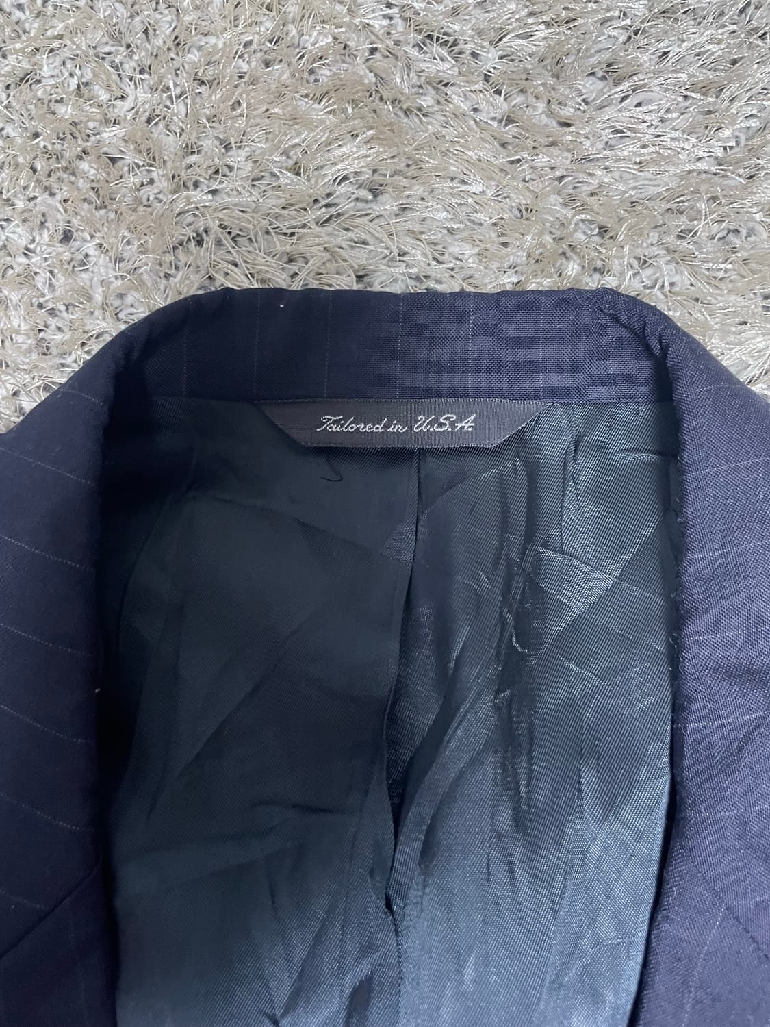 미국제 스트라이프 블레이저 사이즈 105~110 상품이미지4