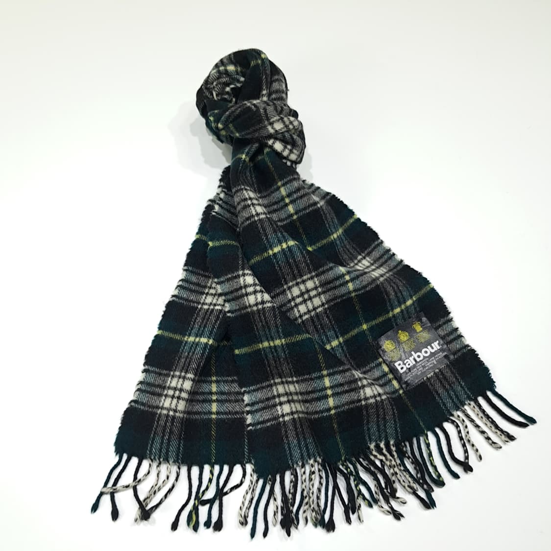 MX559 바버 90s 스코틀랜드판 램스울 하우스타탄 머플러 목도리 상품이미지2