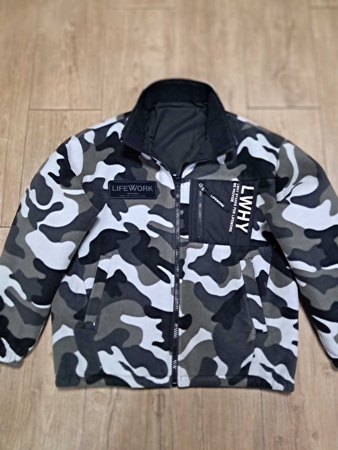 라이프워크 양면 패딩 M 상품이미지5