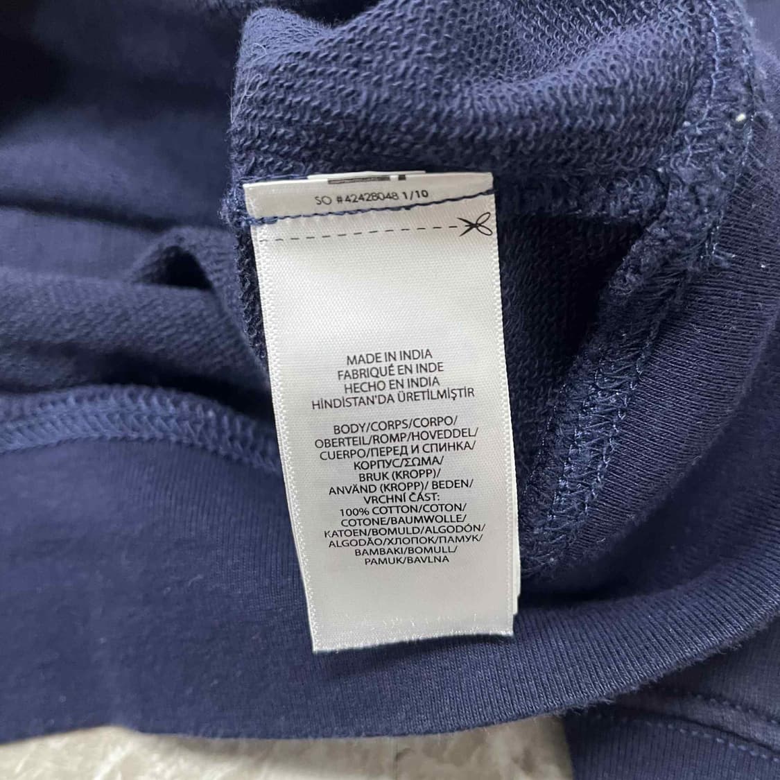 폴로 랄프로렌 네이비 RL 어센틱 핀터깔 스웨트셔츠 맨투맨(L) 상품이미지5