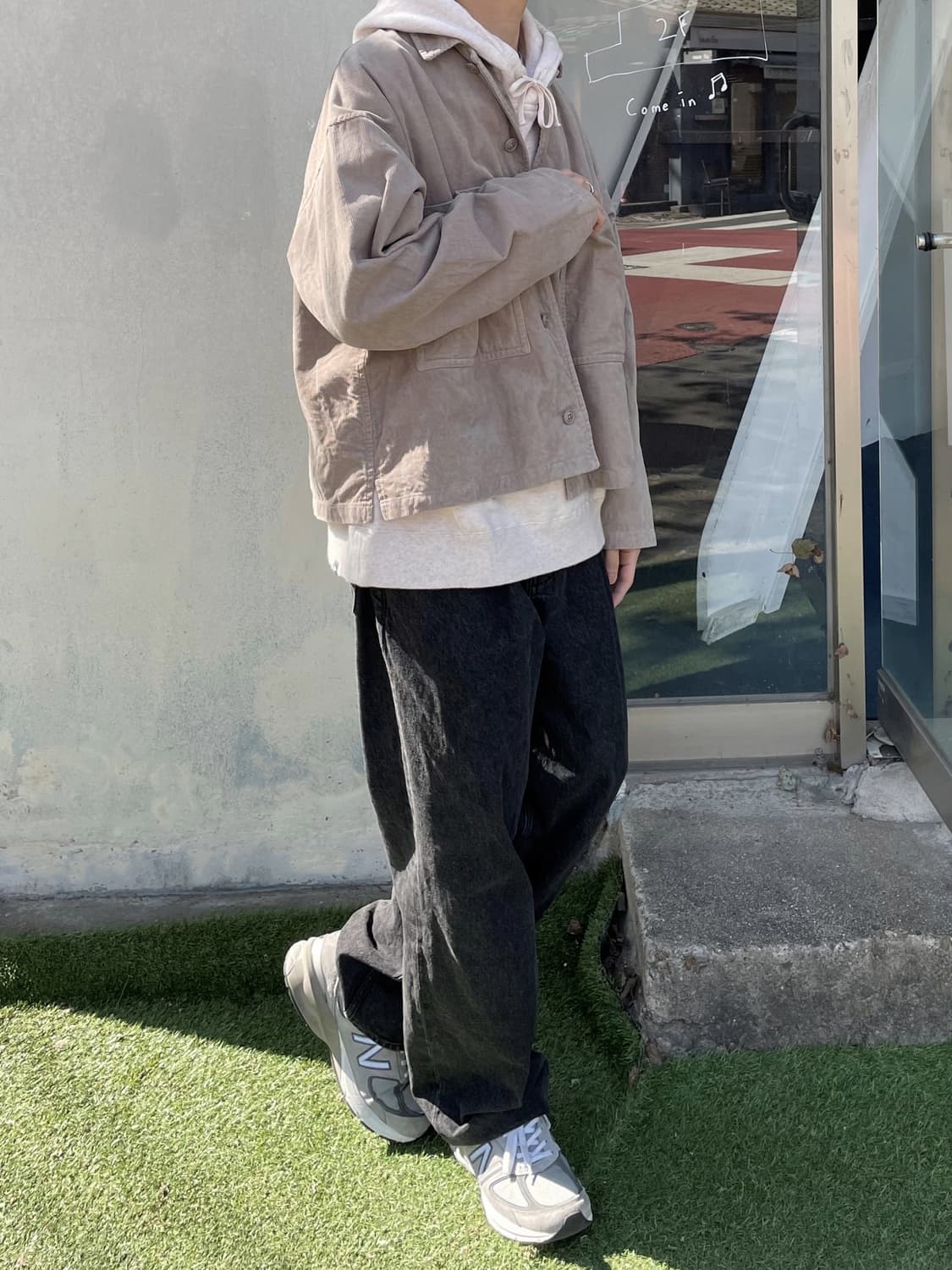 Loose silhouette corduroy jack 상품이미지1