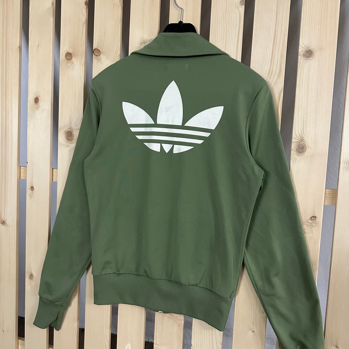 (S) 아디다스 말차 카키 백로고 파이어버드 져지 트랙탑 상품이미지4