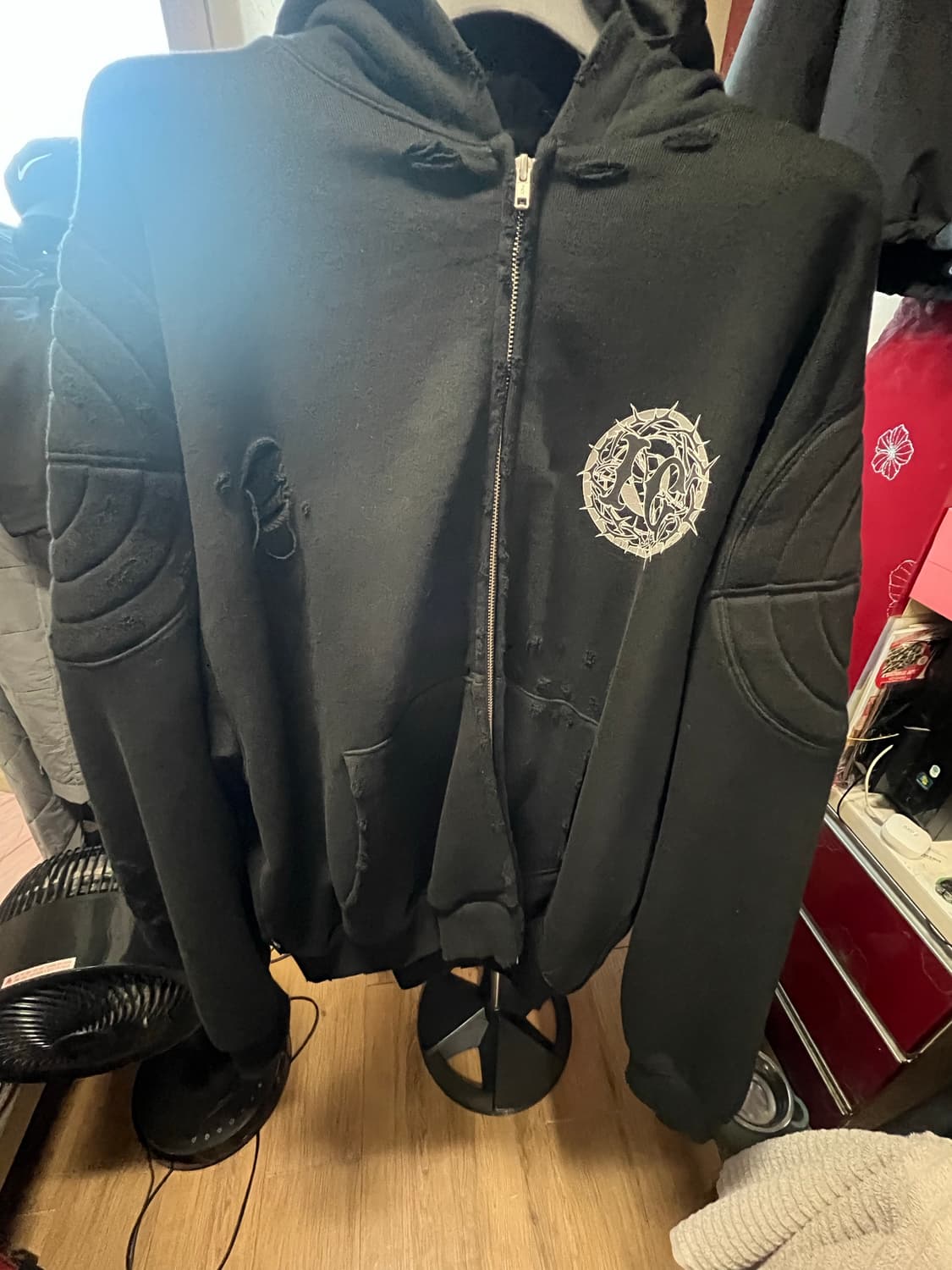 인세인개러지 팬서 스크래치 후드 상품이미지2