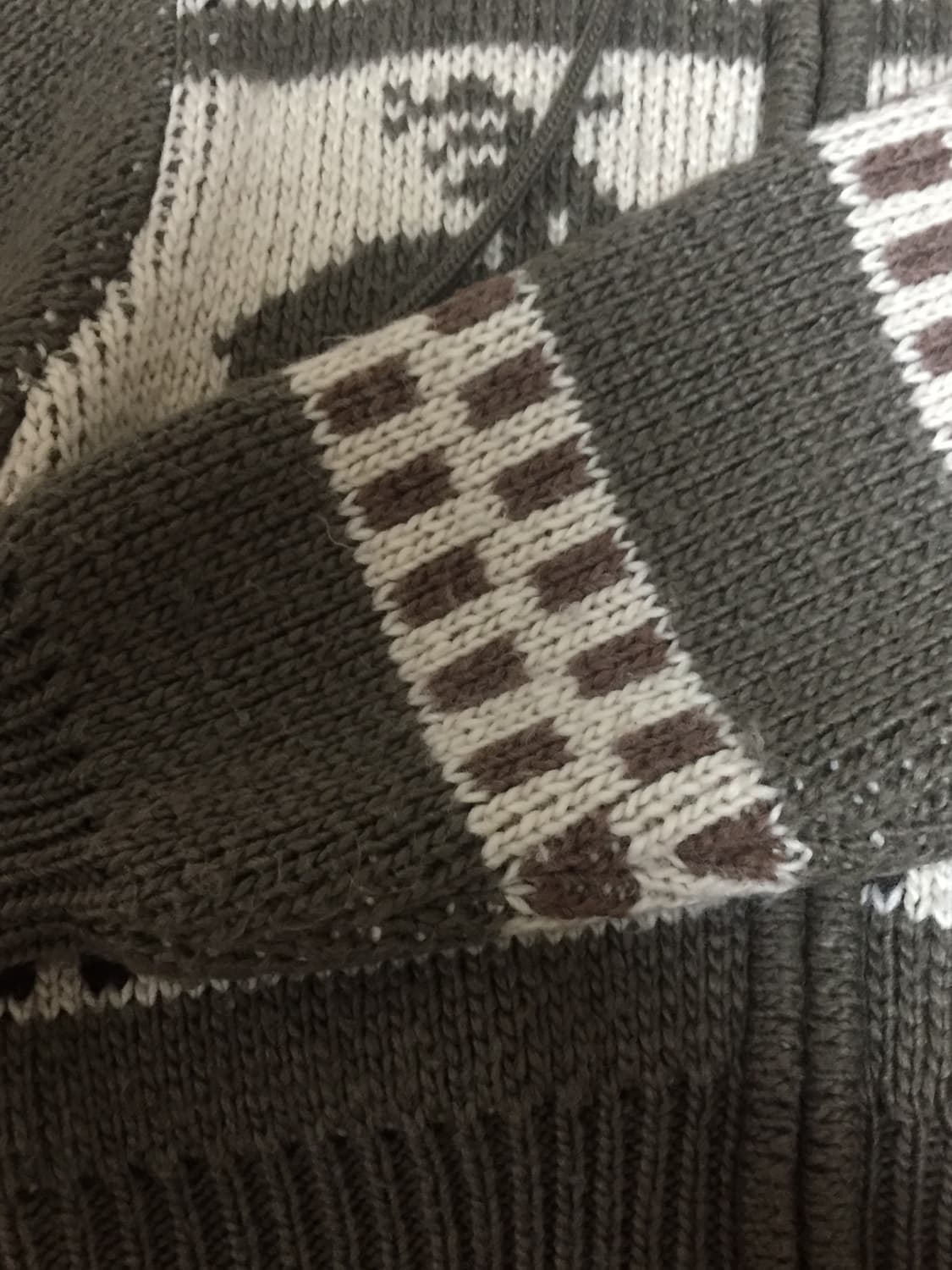 더오픈프로덕트 자카드 니트 후드집업 상품이미지5