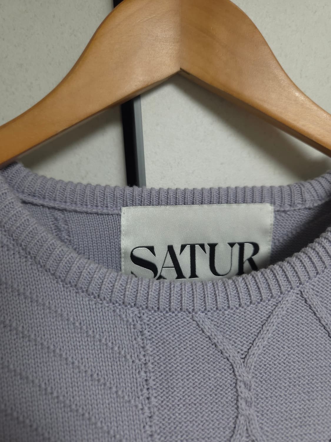 새상품) 세터 satur 메시나 케이블 니트 상품이미지3