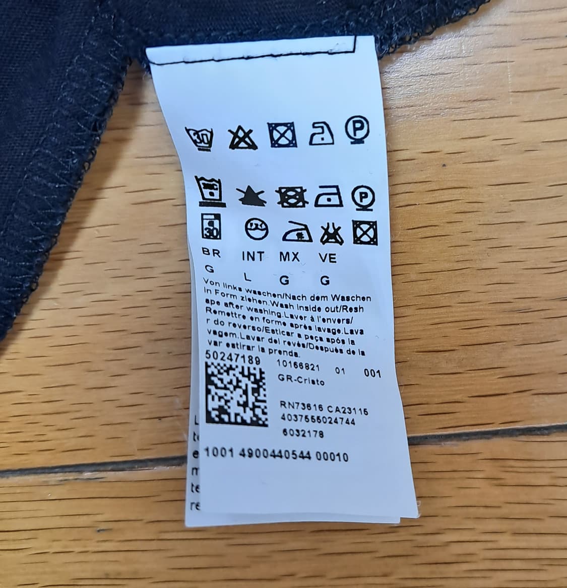 HUGO BOSS 남성 V넥 티셔츠 (Slim Fit) / 사이즈: L 상품이미지5